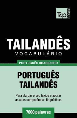 bokomslag Vocabulário Português Brasileiro-Tailandês - 7000 palavras