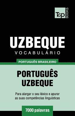 bokomslag Vocabulrio Portugus Brasileiro-Uzbeque - 7000 palavras