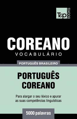 bokomslag Vocabulario Portugues Brasileiro-Coreano - 5000 palavras