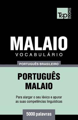 bokomslag Vocabulario Portugues Brasileiro-Malaio - 5000 palavras