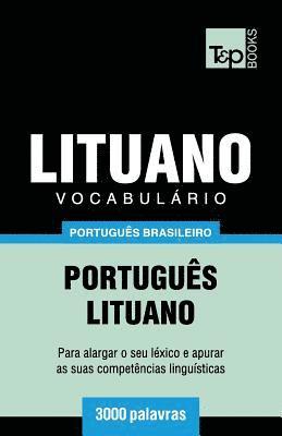 bokomslag Vocabulario Portugues Brasileiro-Lituano - 3000 palavras