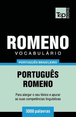 bokomslag Vocabulario Portugues Brasileiro-Romeno - 3000 palavras