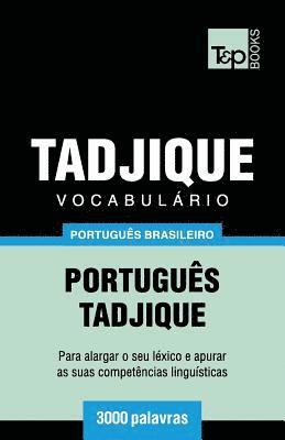 bokomslag Vocabulário Português Brasileiro-Tadjique - 3000 palavras