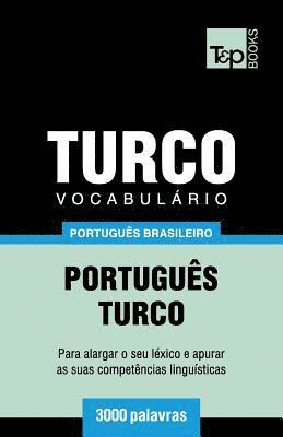 bokomslag Vocabulario Portugues Brasileiro-Turco - 3000 palavras