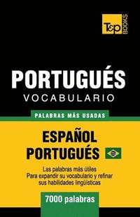 bokomslag Portugués vocabulario - palabras mas usadas - Español-Portugués - 7000 palabras