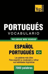 bokomslag Portugus vocabulario - palabras mas usadas - Espaol-Portugus - 7000 palabras