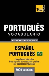bokomslag Portugués vocabulario - palabras mas usadas - Español-Portugués - 5000 palabras