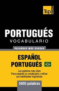 bokomslag Portugus vocabulario - palabras mas usadas - Espaol-Portugus - 5000 palabras