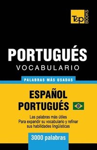 bokomslag Portugués vocabulario - palabras mas usadas - Español-Portugués - 3000 palabras