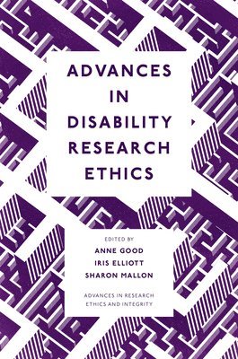 bokomslag Advances in Disability Research Ethics