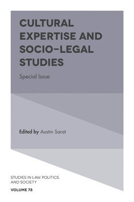 Cultural Expertise and Socio-Legal Studies 1