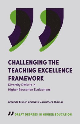 Challenging the Teaching Excellence Framework 1