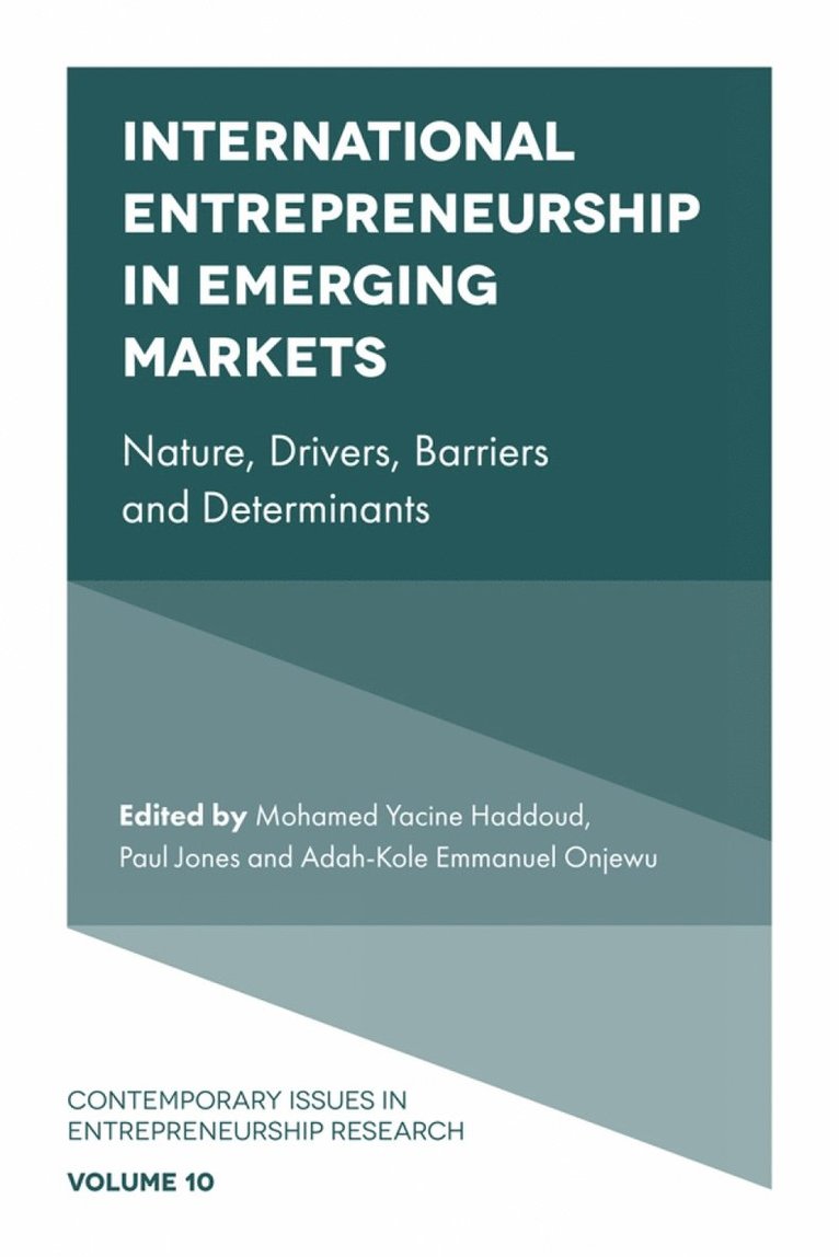 Mohamed Yacine Haddoud, Paul Jones, Adah-Kole Emmanuel Onjewu, UK) Haddoud, Mohamed Yacine (Plymouth University, UK) Jones, Paul (Swansea University, UK) Onjewu, Adah-Kole Emmanuel (Coventry University - International Entrepreneurship in Emerging Markets, Inbunden