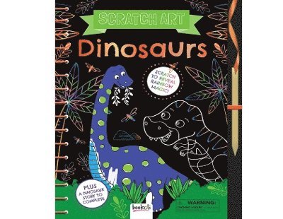 Dinosaurs: Scratch Art