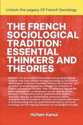 bokomslag French Sociological Tradition