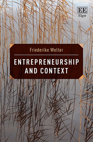 Friederike Welter - Entrepreneurship and Context, Inbunden