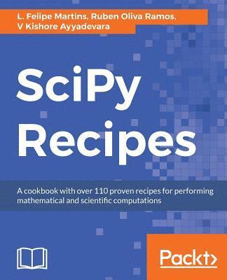V Kishore Ayyadevara, Luiz Felipe Martins, Ruben Oliva Ramos, L. Felipe Martins, Ruben Oliva Ramos - SciPy Recipes, Häftad