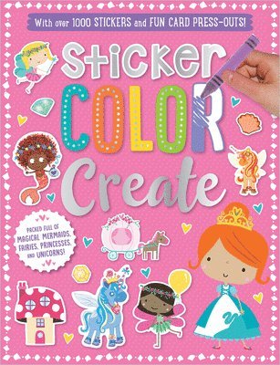 Make Believe Ideas - Sticker Color Create (Pink), Häftad