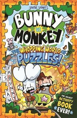 bokomslag Bunny vs Monkey: The Whopping World of Puzzles (a Phoenix Comic Book, from the million-selling Jamie Smart, Illustrator of the Year)