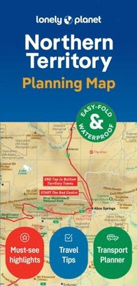 bokomslag Lonely Planet Northern Territory Planning Map