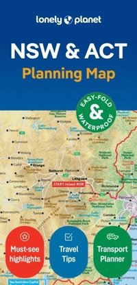 bokomslag Lonely Planet New South Wales & ACT Planning Map
