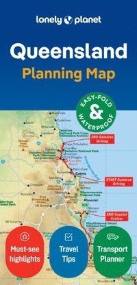 bokomslag Lonely Planet Queensland Planning Map