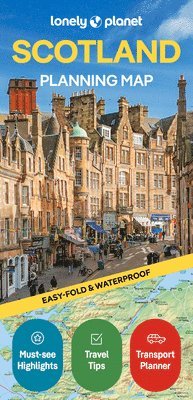 bokomslag Lonely Planet Scotland Planning Map