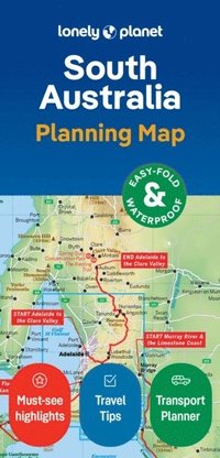 bokomslag Lonely Planet South Australia Planning Map