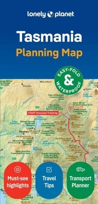 bokomslag Lonely Planet Tasmania Planning Map