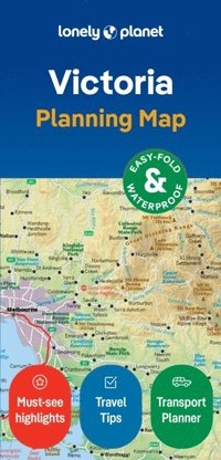 bokomslag Lonely Planet Victoria Planning Map