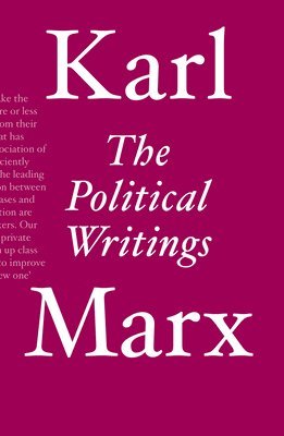 Karl Marx, David Fernbach - Political Writings, Häftad