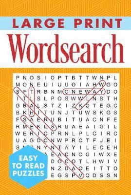 bokomslag Large Print Wordsearch