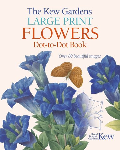 David Woodroffe - Kew Gardens Large Print Flowers Dot-to-Dot Book, Häftad