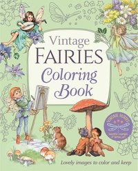 bokomslag Vintage Fairies Coloring Book