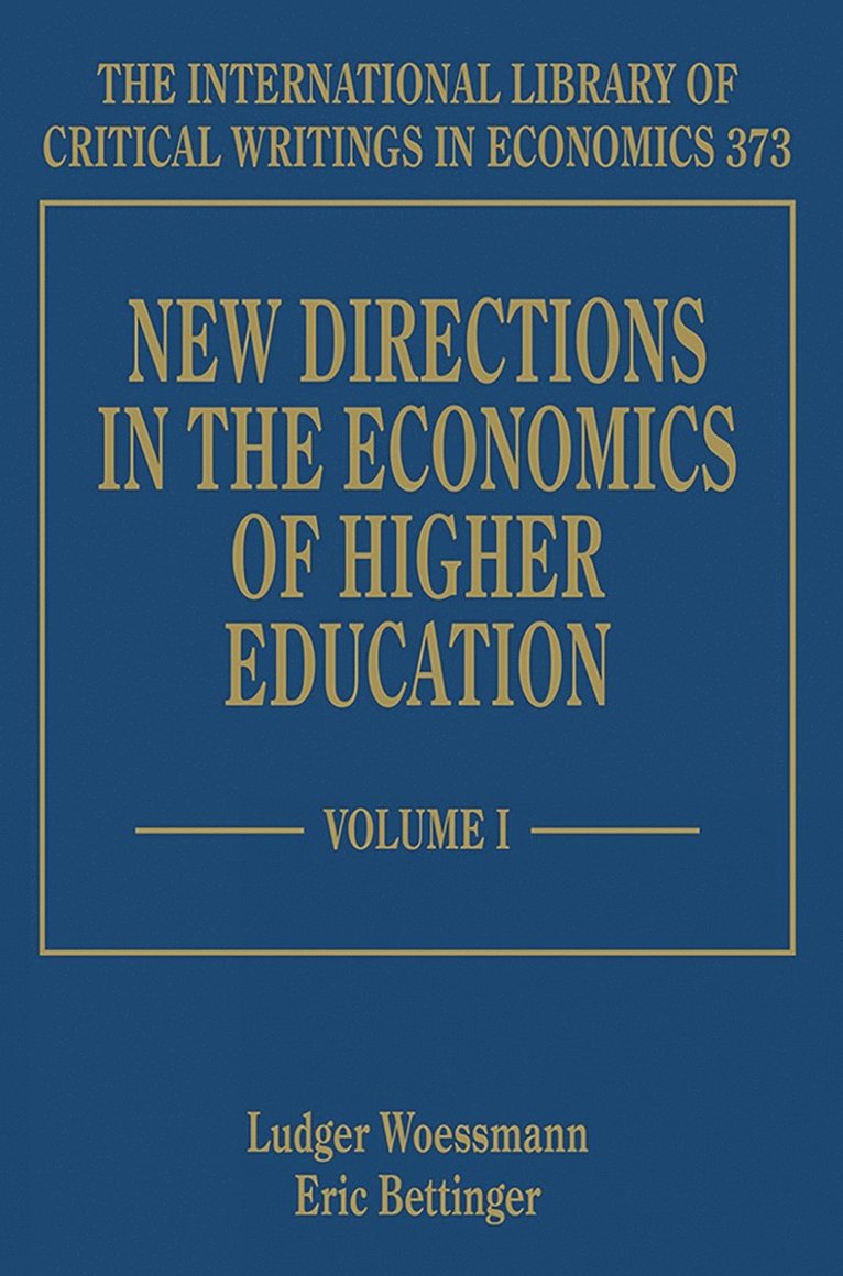 New Directions in the Economics of Higher Education