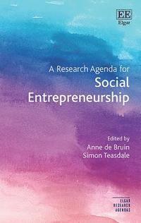 bokomslag A Research Agenda for Social Entrepreneurship