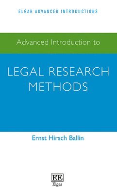 Advanced Introduction to Legal Research Methods 1