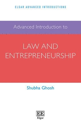 bokomslag Advanced Introduction to Law and Entrepreneurship