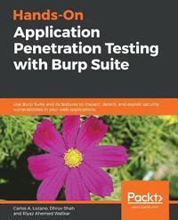 bokomslag Hands-On Application Penetration Testing with Burp Suite