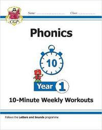 bokomslag KS1 Year 1 English Phonics 10-Minute Weekly Workouts