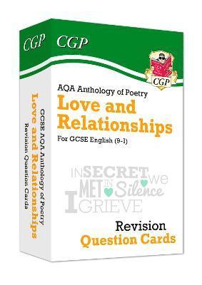 bokomslag GCSE English: AQA Love & Relationships Poetry Anthology - Revision Question Cards