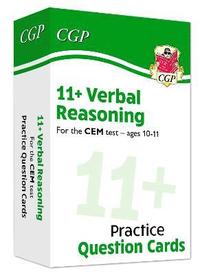 bokomslag 11+ CEM Verbal Reasoning Revision Question Cards - Ages 10-11