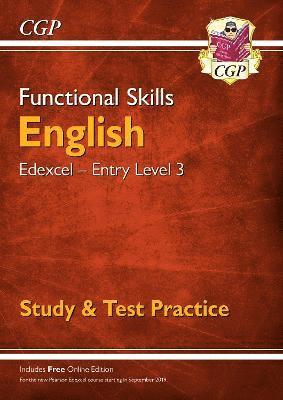 bokomslag Functional Skills English: Edexcel Entry Level 3 - Study & Test Practice