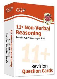 bokomslag 11+ CEM Revision Question Cards: Non-Verbal Reasoning - Ages 9-10