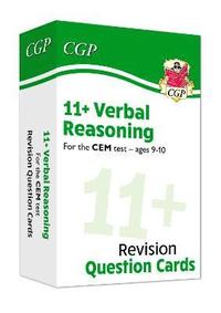 bokomslag 11+ CEM Revision Question Cards: Verbal Reasoning - Ages 9-10