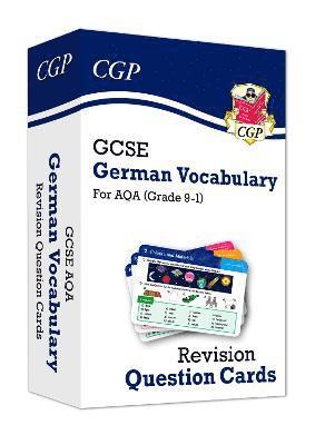 CGP Books, CGP Books - GCSE AQA German: Vocabulary Revision Question Cards (For exams in 2025), Inbunden