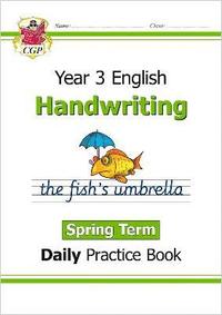 bokomslag KS2 Handwriting Year 3 Daily Practice Book: Spring Term