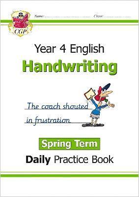 bokomslag KS2 Handwriting Year 4 Daily Practice Book: Spring Term
