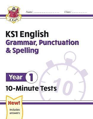 bokomslag KS1 Year 1 English 10-Minute Tests: Grammar, Punctuation & Spelling