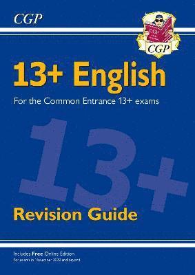 bokomslag 13+ English Revision Guide for the Common Entrance Exams